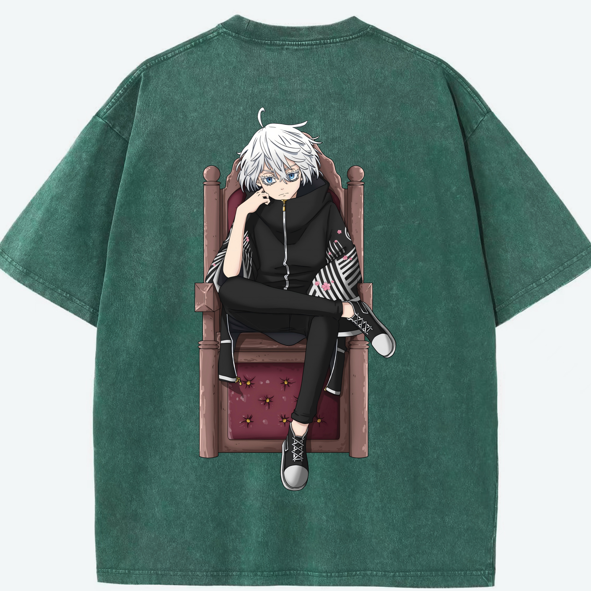 （画像用） 東京リベンジャーズ Tokyo Revengers 綿100% ヴィンテージ風 半袖Tシャツ（背面プリント）